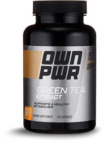 OWN PWR Green Tea Extract 500 MG with 250 MG EGCG, 120 Capsules, 4 Month Supply