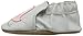 Robeez Girls' Soft Soles Crib Shoe, Bird Buddies-Grey Violet, 6-12 Months M US Infant