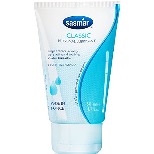 Sasmar Classic Personal Lube, Water Based Travel Size Lubricant, 1.7 Ounce