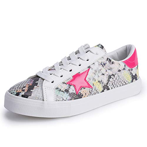 iridescent flatform trainers