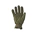 Valken Full Finger Plastic Back Airsoft Gloves, Olive, Large