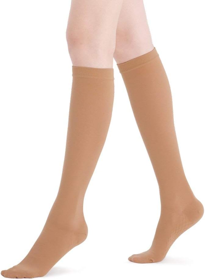 Fytto 2120 Closed-Toe/Open-Toe Women’s Compression Socks, 20-30 mmHg Graduated Support – Firm Medical Hosiery for Varicose Veins, Lymphedema, and DVT, Knee High