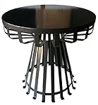 Pangaea Home and Garden Flat Iron Base Side Table
