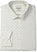 Ben Sherman Men's Skinny Fit Triple Dot Print Spread Collar Dress Shirt