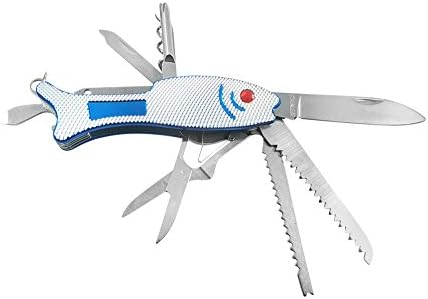 Multitool Military Survival Scout Pocket Knife With 11 Functions (silver)