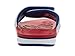 Nike Jordan Mens Jordan Hydro III Retro White/Fire Red/True Blue Sandal (12 D(M) US)
