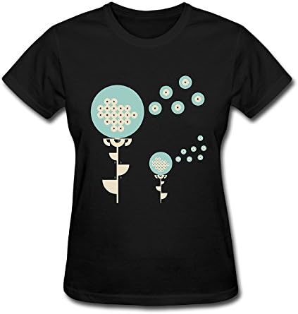 Printed T Shirt Dandelion Flower With Seeds Best T Shirts For Women