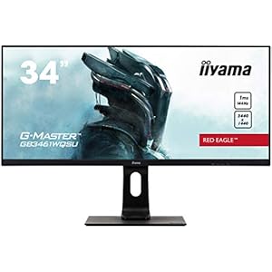 iiyama-G-MASTER-GB3461WQSU-B1-computer-monitor-864-cm-34-3440-x-1440-pixels-UWQHD-LED-Black-G-MASTER-GB3461WQSU-B1-864-cm-34-3440-x-1440-pixels-UWQHD-LED-1-ms-Black iiyama G-Master GB3461 WQSU-B1 34 Inch 21:9 Ultra Wide ADS-IPS LCD with HDR, 144 Hz, 1 ms, 3840 x 1440,, FreeSync…