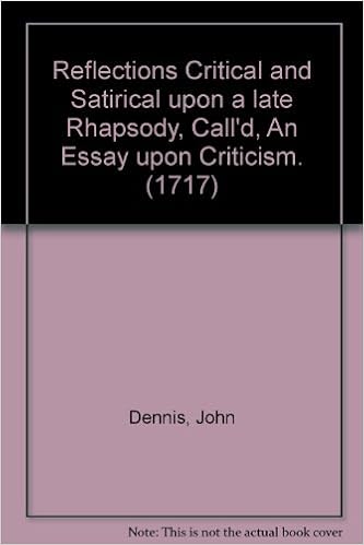An essay on criticism satire