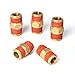 PowRyte Elite Solid Brass Air Hose Fitings, Male Coupling - 1/4-Inch NPT x 1/4-Inch NPT, 5-Pack