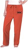 Prison Costume Ladies Jail Pants Womens Orange Jail Costumes