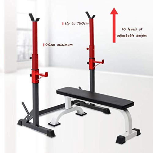 Dip-Stands-Barbell-Rack-Dumbbell-Bench-Weightlifting-Bed-Fitness-Equipment-Squat-Rack-Mens-Gantry-Fram-Bench-Press-Barbell-Set-Height-Adjustable
