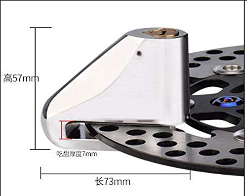 zeng Disc Brake Lock Bike Anti-Theft&Waterproof Brake Disc Wheel Security Lock - Thumbnail 3