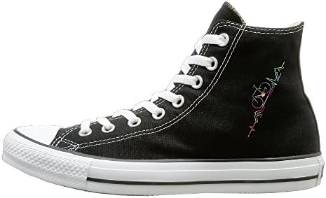 Kzsc55 Heartbeat Bicycle High-tops Canvas Shoes For Unisex 35