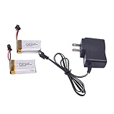 2pcs 7.4V 500mAh Battery and charger for F182 F183 JJRC H8D H8C RC quadcopter drone spare parts