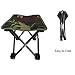Sporeek Mini Camping Folding Stool, Portable Chair for Camping Fishing Hiking Gardening and Beach 600D Oxford Cloth with Portable Bagthumb 1