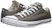 Converse Chuck Taylor All Star Canvas Low Top Sneaker, Charcoal ,10 US Men/12 US Women