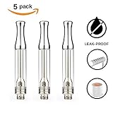 1ml Glass Ceramic Wickless Cartridge AC-1003 | For Full Spectrum Hemp Extract and Thin Distillate (Silver) (5)