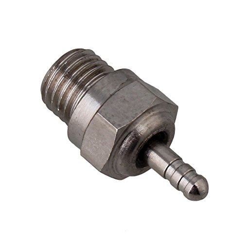 Mxfans Silver RC 1:8 1:10 70117 Stainless Steel Glow Spark Plug for HSP N3 15~28 Hot Nitro Engines Pack of 12