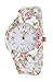 OrangeTag Flower Style Women Watch, White
