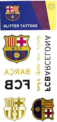 Maccabi Art Official FC Glitter Temporary Tattoos
