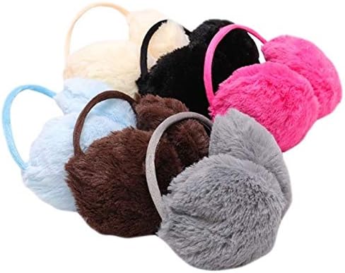 Winter Outdoor Wear Adjustable Size Ear Muffs/Warmer for Kids, Girls and Women, Ideal Head/Hair Accessory during winters. Foldable and can fit in your Handbag too Random Designs