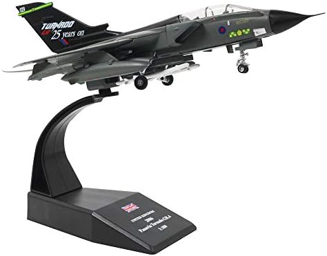 1/100 Scale British Royal Air Force Tornado GR4 fighter-bombers Military Model Diecast Plane Model For Commemorate Collection or Gift