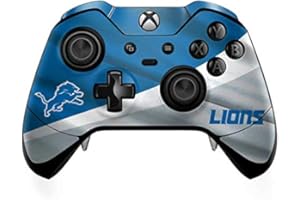 Skinit Decal Gaming Skin Compatible with Xbox One Elite Controller - Officially Licensed NFL Detroit Lions Design