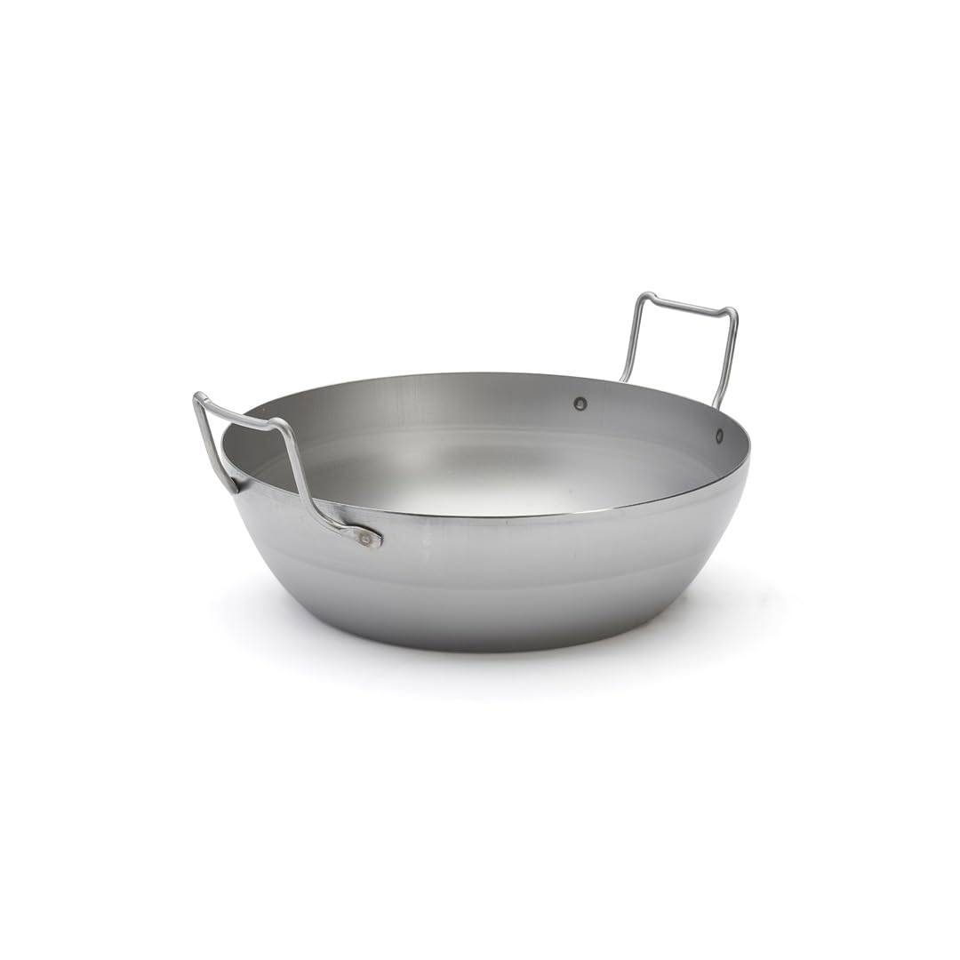 DeBuyer Stainless Steel Silver Frying Pan 32 cm 27.9 x 20.1 x 10.9 cm