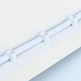 Keple 9mm Round White Cable Clips 100 Pack Electrical Ethernet TV Wire view 4