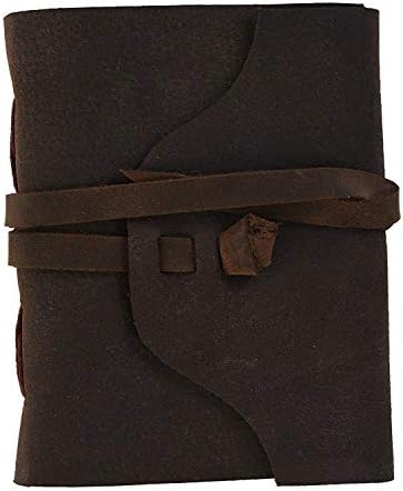 CRAFAT Buffalo Leather Journal Handmade Writing Notebook Antique Diary for Unisex Unlined Paper Best Gift of Size 5 * 7 inches
