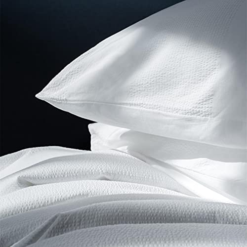 JOOSING Duvet Covers Queen Size White Striped Duvet Sets Egyptian