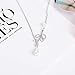 MAIDIEN Women Simple Silver Tree leaf Pearl Pendant Tassel Alloy Short Necklace
