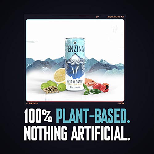 TENZING Natural Energy Drink, Gluten Free, Vegan, & Plant Based Drink