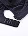 SYROKAN Front Adjustable Sports Bras for Women High Impact Wirefree Comfort No Bounce Support Workout Running Bra Black 38DD