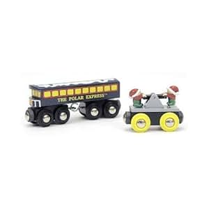 Amazon.com: BRIO Polar Express Caboose and Handcar: Toys & Games