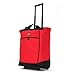 Olympia U.S.A. Rolling Shopper Tote,Red,One Size