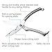 Heavy Duty Poultry Shears WELLSTAR, Utility Ultra Sharp Spring Loaded Kitchen Scissors for Meat Chicken Fish Seafood BBQ Stainless Steel Food Scissors (Silver)