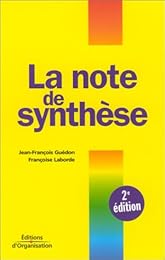 La  note de synthèse