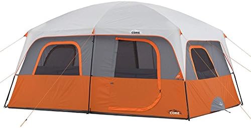 Core Equipment Cabin Tent 10 Person Straight Wall Cabin Tent 14 X