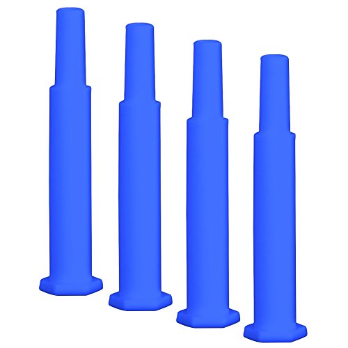 Set of 4 Blue Ring Corner Foot Pieces for Figures Toy Company Wrestling Action Figure Ring