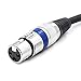 Disino XLR to 3.5mm (1/8 inch) Stereo Microphone Cable for Camcorders, DSLR Cameras, Computer Recording Device and More - 10ft
