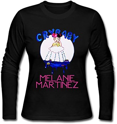 DEBIEW Women's Cry Baby Melanie Martinez Long Sleeve T-shirt Black