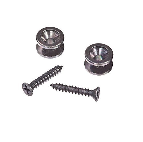 Planet Waves Solid Brass End Pins - Black (Pair)