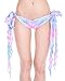 iHeartRaves Disco Party Ribbon Tie Rave Booty Shorts (Cotton Kandi), One size fits most