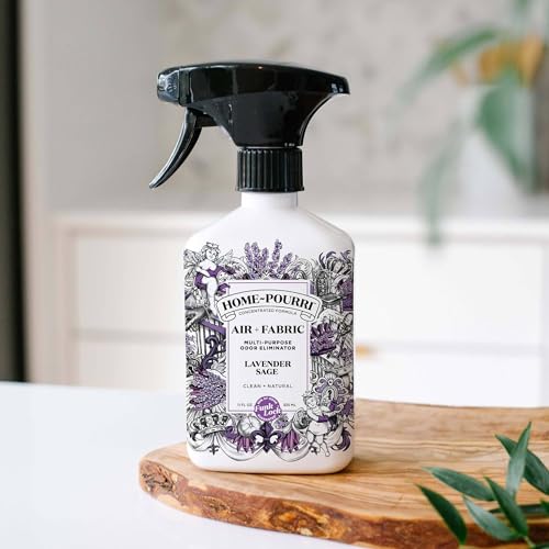Home-Pourri Air + Fabric Multi-Purpose Odor Eliminator, Lavender Sage, 11 Fl Oz
