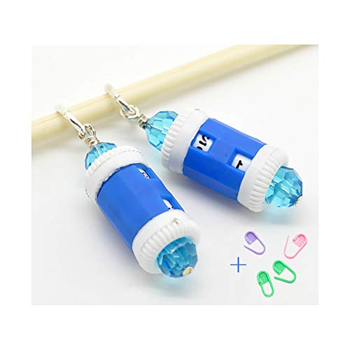 image for AnOs-Handicrafts&DIY New 4pcs Stitch Marker and Row Counter TWO in ONE