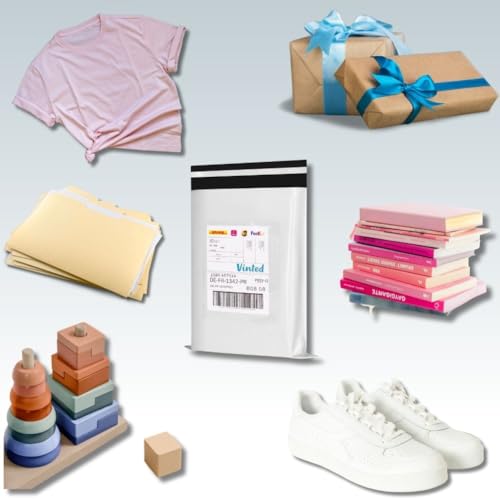 RAGO Shipping Bags 35x45cm 25 pieces white for Vinted | LDPE shipping bag, 50 µm, self-adhesive