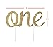 Posh Peanut One Cake Top Handmade in the USA 1st First Birthday Cake Topper Beautiful Decoration in Cursive