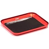 Integy RC Model Hop-ups C23830RED Magnetic Parts Storage Tray 101x120mm for Hardware, Screws & Nuts